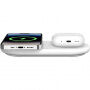 BELKIN BOOST CHARGE PRO Qi2 2-v-1 magnetna polnilna podloga za iPhone / AirPods - bela