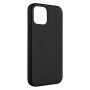 Usnjen etui FIXED MagLeather z MagSafe za iPhone 12 / 12 Pro - črn