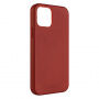 Usnjen etui FIXED MagLeather z MagSafe za iPhone 12 / 12 Pro - rdeč