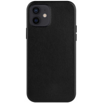 Usnjen etui FIXED MagLeather z MagSafe za iPhone 12 / 12 Pro - črn