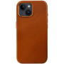 Usnjen etui FIXED MagLeather z MagSafe za iPhone 13 - rjav