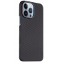 Etui z vzorcem karbonskih vlaken Tactical Aramid z MagSafe za iPhone 13 Pro Max - temno siv