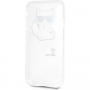 Karl Lagerfeld Zaščitna prevleka za zabavo Eaten brez vrvi za iPhone XS Max - jasno