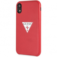 Guess PU usnjen trikotnik ovitek za iPhone XR - rdeče