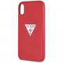 Guess PU usnjen trikotnik ovitek za iPhone XR - rdeče