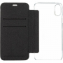 Karl Lagerfeld Ikonik knjiga primer za iPhone X / XS - črna
