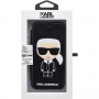 Karl Lagerfeld Ikonik knjiga primer za iPhone X / XS - črna