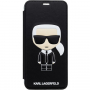 Karl Lagerfeld Ikonik knjiga primer za iPhone XS Max - črna