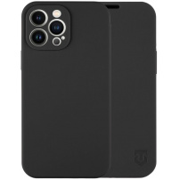 Silikonski preklopni etui Tactical Safety Smoothie za iPhone 13 Pro Max - črno