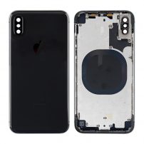 Zadnji pokrov za ohišje Apple iPhone X - črna