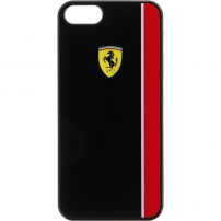 Ferrari ovitek trdega ovitka za iPhone 5 / 5S / SE (2016) - črna