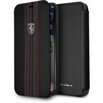 Torbica za logotip Ferrari Off Track za iPhone X / XS - črna