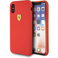 Silikonski ovitek Ferrari SF za iPhone X / XS - rdeče