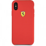 Silikonski ovitek Ferrari SF za iPhone X / XS - rdeče