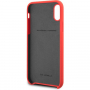 Silikonski ovitek Ferrari SF za iPhone X / XS - rdeče