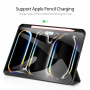 Etui DUX DUCIS Domo s prostorom za Apple Pencil in funkcijo spanja za iPad Pro 11" (2024/2025) - črno