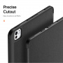 Etui DUX DUCIS Domo s prostorom za Apple Pencil in funkcijo spanja za iPad Pro 11" (2024/2025) - črno