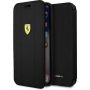 Torbica za knjige Ferrari Tires Daphne za iPhone X / XS - črna