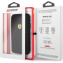 Torbica za knjige Ferrari Tires Daphne za iPhone X / XS - črna