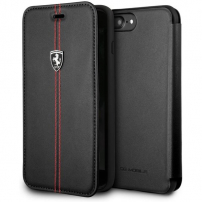 Torbica za Ferrari Heritage Book za iPhone 7 Plus / 8 Plus - črna