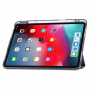 Etui s prozornim hrbtom in origami stojalom za iPad Pro 13" (2024/2025) - sivo