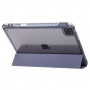 Etui s prozornim hrbtom in origami stojalom za iPad Pro 13" (2024/2025) - sivo