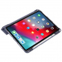 Etui s prozornim hrbtom in origami stojalom za iPad Pro 13" (2024/2025) - sivo