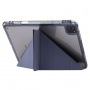 Etui s prozornim hrbtom in origami stojalom za iPad Pro 13" (2024/2025) - sivo