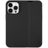 Silikonski preklopni etui Tactical Safety Smoothie za iPhone 14 Pro Max - črno