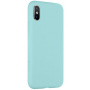 Silikonski etui Tactical Velvet Smoothie za iPhone X / XS - cian