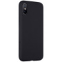 Silikonski etui Tactical Velvet Smoothie za iPhone XR - črn