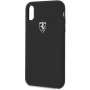 Silikonski ovitek za Ferrari Off Track za iPhone XR - črna