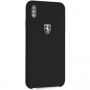 Silikonski ovitek za Ferrari Off Track za iPhone XS Max - črna