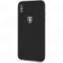 Silikonski ovitek za Ferrari Off Track za iPhone XS Max - črna