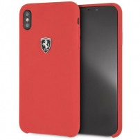 Silikonski ovitek za Ferrari Off Track za iPhone XS Max - rdeče