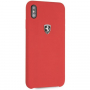 Silikonski ovitek za Ferrari Off Track za iPhone XS Max - rdeče