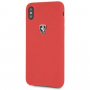 Silikonski ovitek za Ferrari Off Track za iPhone XS Max - rdeče