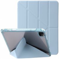 Etui s prozornim hrbtom in origami stojalom za iPad Pro 11" (2024/2025) - modro