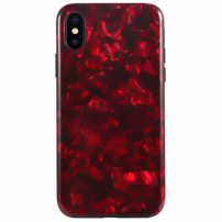 Zvezdna prevleka BENKS za iPhone X / XS - rdeče