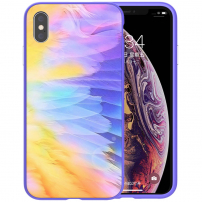 NILLKIN ovitek za Ombre za iPhone XS Max - vijolična