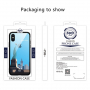 NXE pokrov s steklenim hrbtom za iPhone XS Max - New York