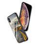 NXE pokrov s steklenim hrbtom za iPhone XS Max - pot