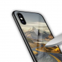 NXE pokrov s steklenim hrbtom za iPhone XS Max - pot