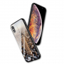 NXE pokrov s steklenim hrbtom za iPhone XS Max - Empire State Building