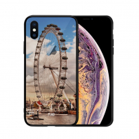 NXE pokrov s steklenim hrbtom za iPhone XS Max - romanje