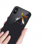 NXE pokrov s steklenim hrbtom za iPhone XS Max - jezen pingvin