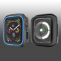 Silikonska etuija za Apple Watch 40mm - černá - modro