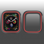 Silikonska etuija za Apple Watch 40mm - černá - rdeče