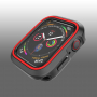 Silikonska etuija za Apple Watch 40mm - černá - rdeče