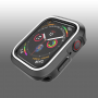 Silikonska etuija za Apple Watch 40mm - černá - bela